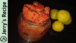 How To Make Y Gooseberry Pickle Amla Achar Nellikai Oorukai Achar Recipes