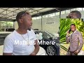 Mathias Mhere collecting his car from sir Wicknell