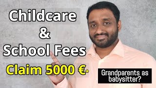 Childcare Costs & School Fees in Tax Return | Kinderbetreuungskosten in English screenshot 1