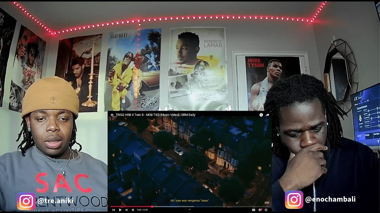 TRIGZ HRB X Twin S - MOB TIES [Music Video] | GRM Daily - REACTION