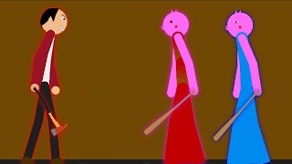 Jack torrence vs piggy and little brother stick nodes animation #121