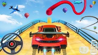 Car Stunts Tracks 3D - Multiplayer Mode In Impossible Mega Ramps - Android gameplay screenshot 3