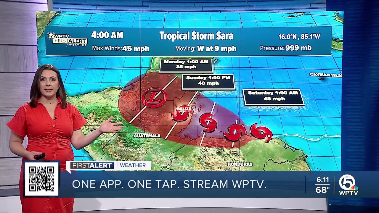 WPTV First Alert Weather tropical forecast, morning of Nov. 15, 2024 ...