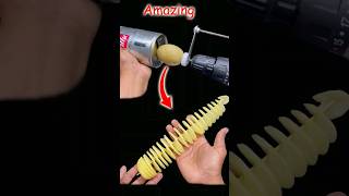 Diy Potato Cutterspring Potatopotato Spiralmake A Spiral Potato Cutterpotato Chipspotato Curry