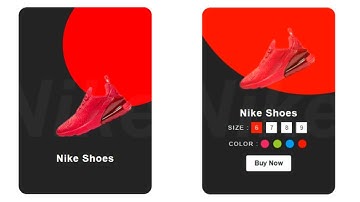 CSS Creative Product Card UI Design | E-commerce Card Using Html5 & CSS3