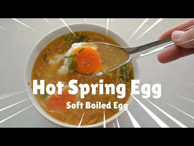 Boost Your Immune System! ★Hot Spring Egg★Soft Boiled Egg | Kitchen Princess Bamboo