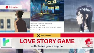 Create Love Story game with Twine game engine screenshot 5