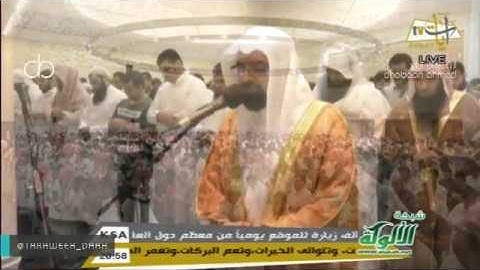 "تعديل"صلاة التراويح للشيخ ناصر القطامي ليلة7رمضان1438(النساء 115-المائدة26)تلاوة خاشعة مع الدعاء