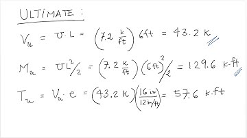 EXAMPLE - Design of RC beam for combined flexure, shear and torsion - Part 1
