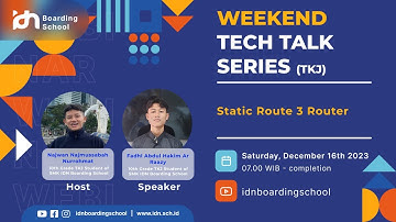 Static Route 3 Router | Weekend Tech Talk Series