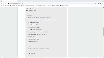 Java Swing | JList with examples | How to Use JList in Java