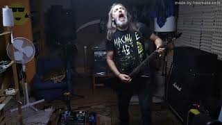 Wake up, DAMAGEPLAN (New Found Power 2004) guitar cover por Julio Blackening.