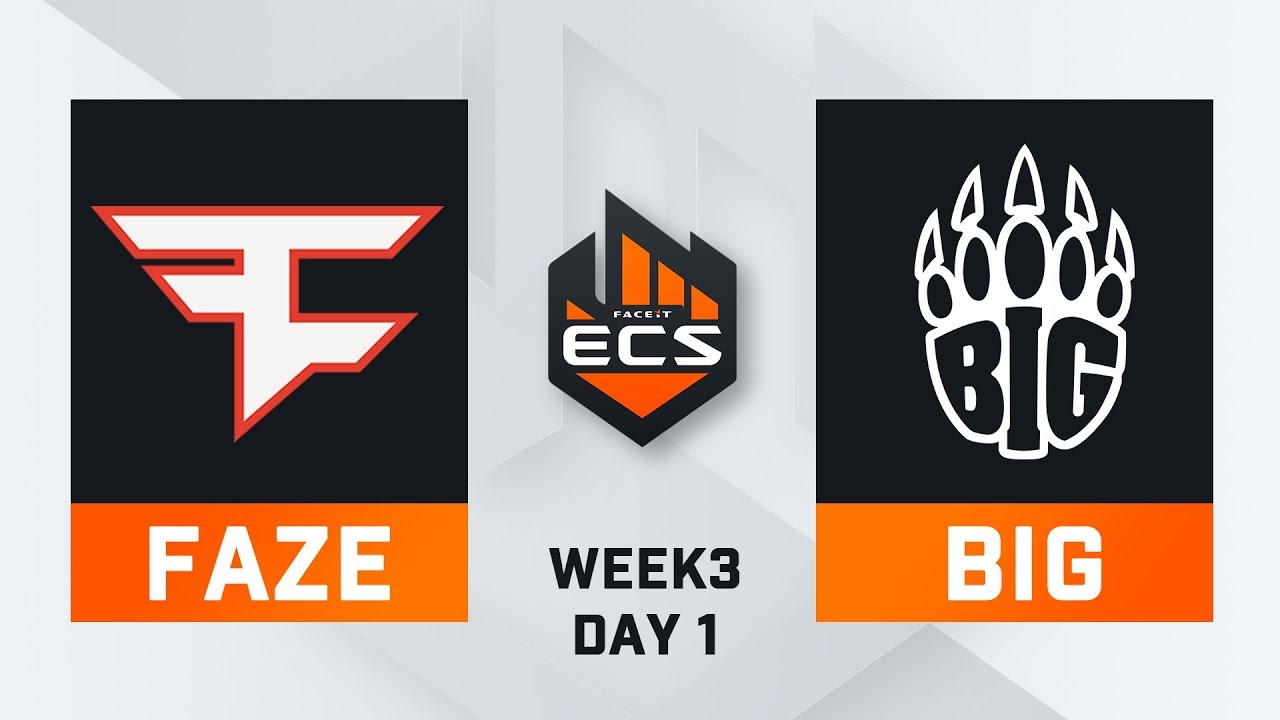 FAZE vs BIG - Map 2 - Nuke (ECS Season 8 - Week 3 - DAY1)