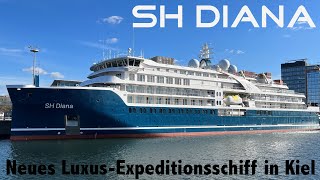 Erstanlauf SH DIANA in Kiel - Neues Expeditionsschiff für Swan Hellenic Cruises abgeliefert