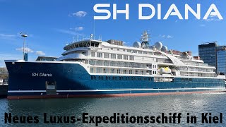 Erstanlauf Sh Diana In Kiel - Neues Expeditionsschiff Für Swan Hellenic Cruises Abgeliefert