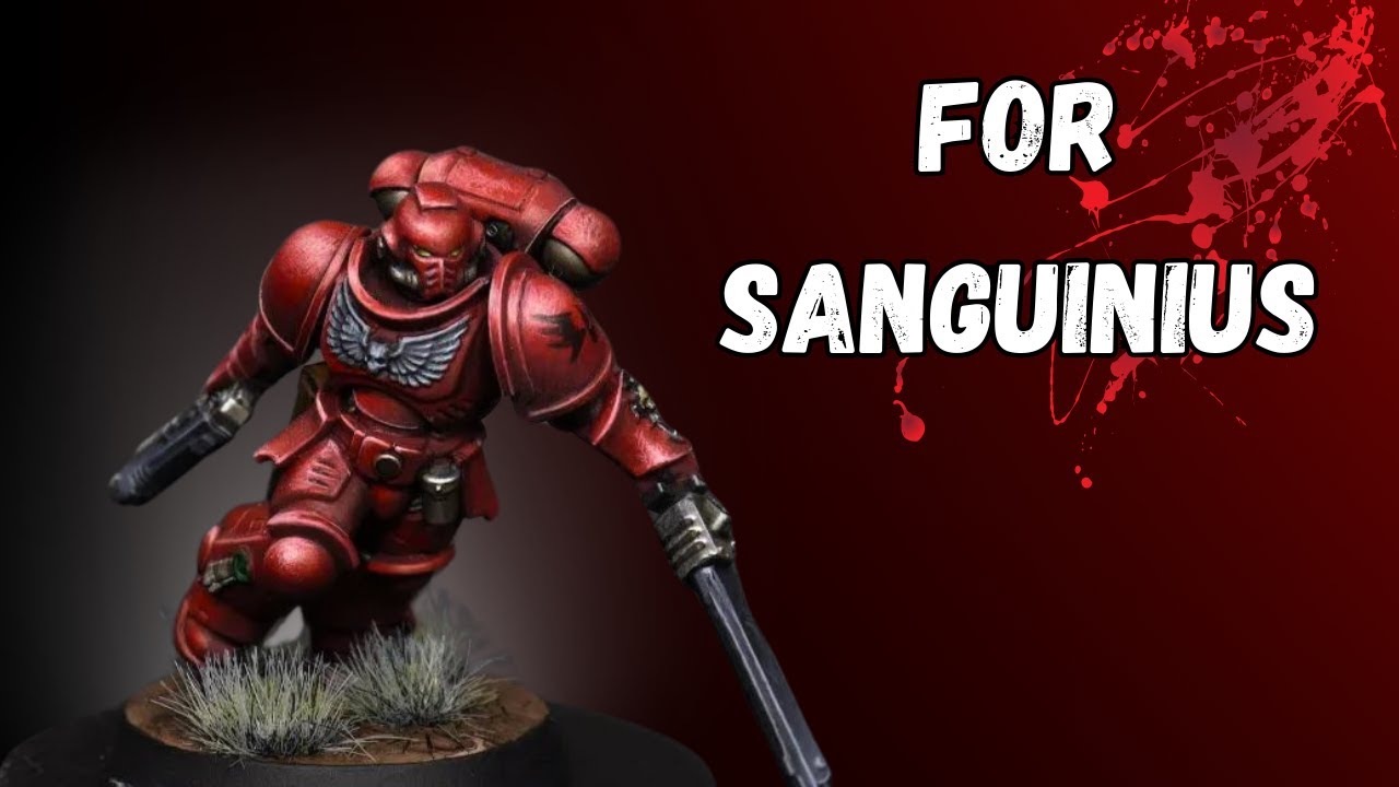 Miniature Machinations on Instagram: Blood Angels Space Marine Painting  Tutorial! For our next painting tutorial we decided to go with another  vibrant color scheme and this time we converted up an assault