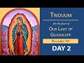 2. Second Day - Triduum of Our Lady of Guadalupe