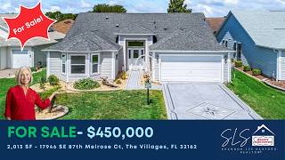 For Sale! 2,013 SF Designer Home on Extended Lot in The Villages, FL