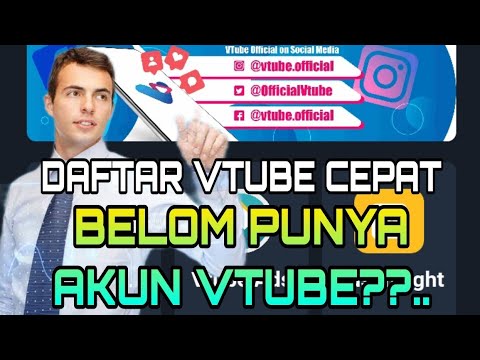 Cara Daftar Vtube 3.0 Untuk Member Baru | Mudah Dan Cepat