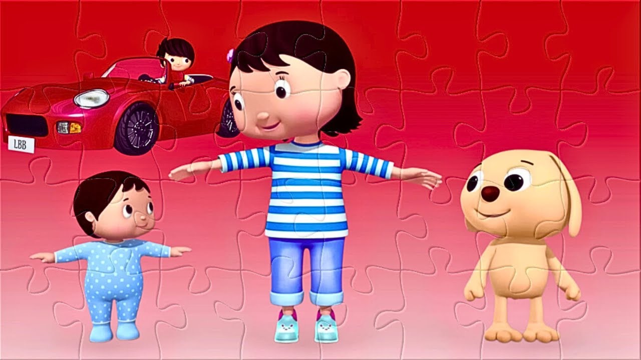Colors and Actions, Learn Something Red | Little Baby Bum Puzzle Game