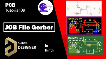 Part-09 Output Job File Gerber, PCB Design Tutorial  For Beginners (Altium v20) In Hindi