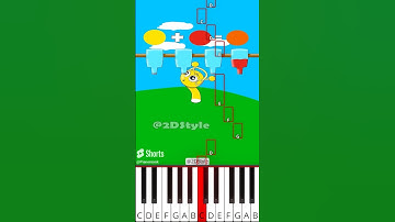 Color Mixing Incredibox Sprunki Oren #Sprunki (@2DStyle) - Octave Piano Tutorial