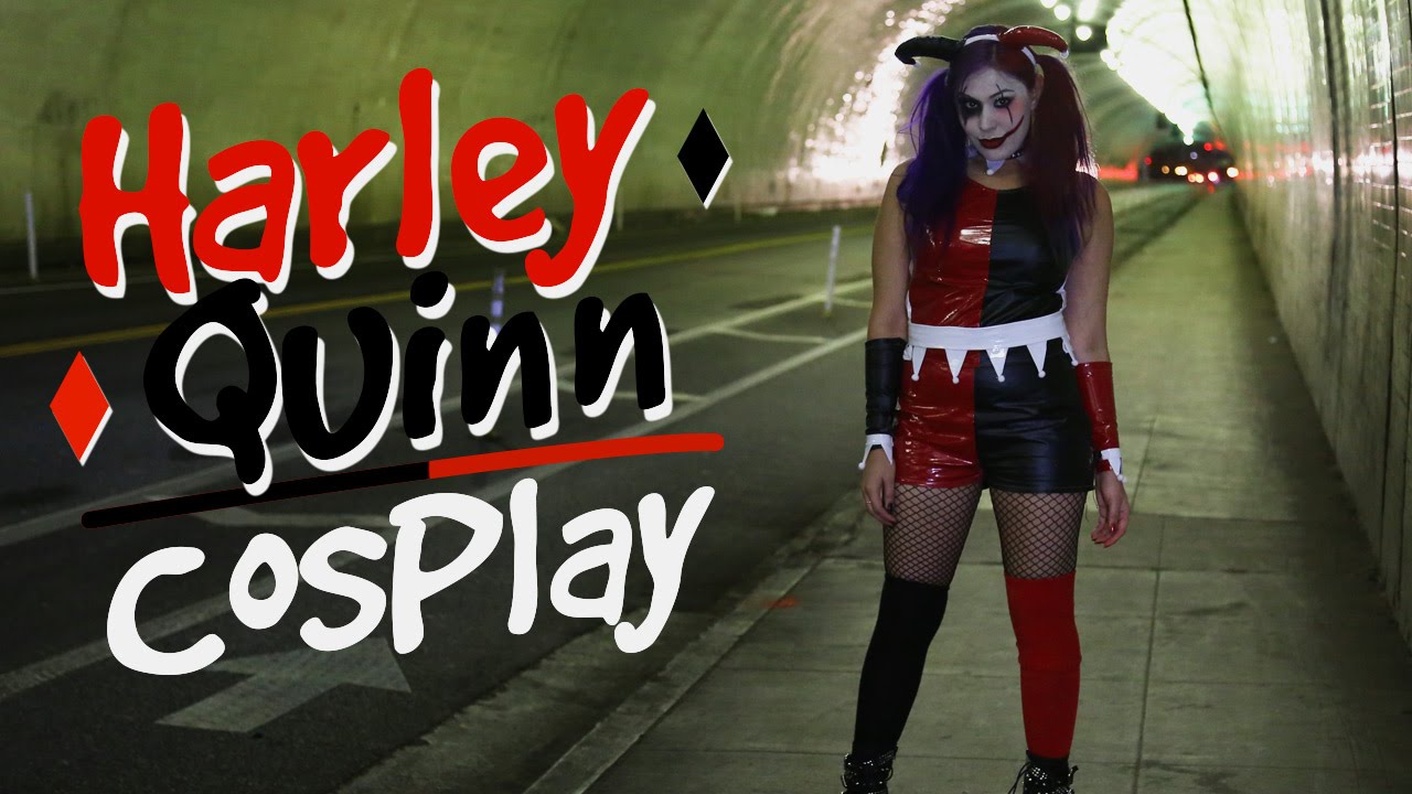 Harley Quinn Cosplay Makeup Tutorial YouTube