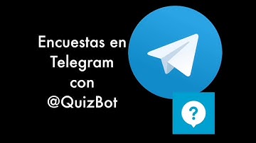 Cuestionarios en Telegram con @QuizzBot