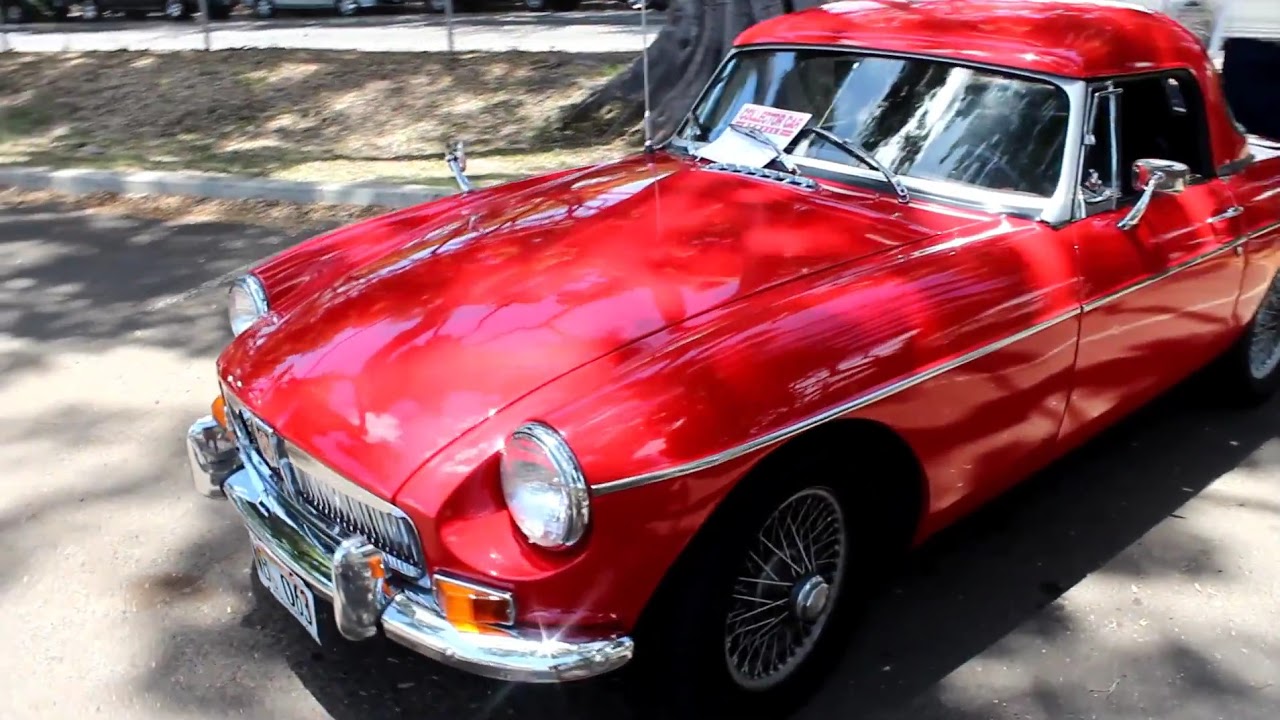Hardtop Mg British classic car YouTube