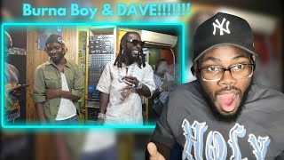 DAVE & BURNA BOY A VIBE!!!!! Burna Boy - Cheat On Me feat. Dave | REACTION