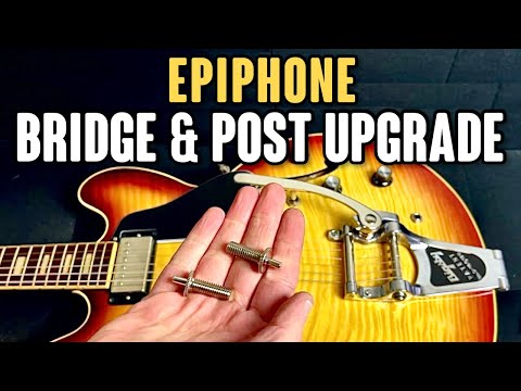 Transform Your Epiphone With Bridge And Stud Upgrades!