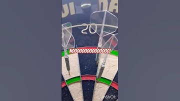 "The Most Feared Number In Darts!" #Darts #shorts #funny #horror