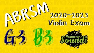 2020 - 2023 Grade 3 ABRSM Violin Exam B:3 - Andante