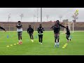 Black stars last training before the  friendly game against uganda