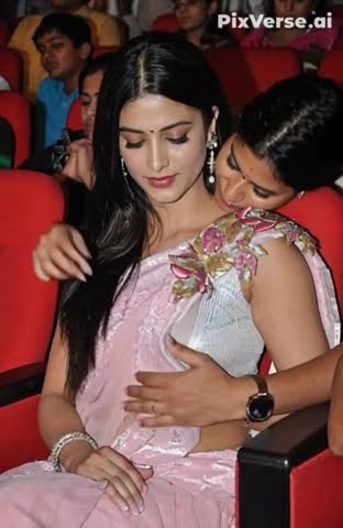 Shruti Hassan hot boob touch