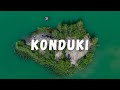 Кондуки 2021 с квадрокоптера. Романцевские горы / Konduki Blue Lakes