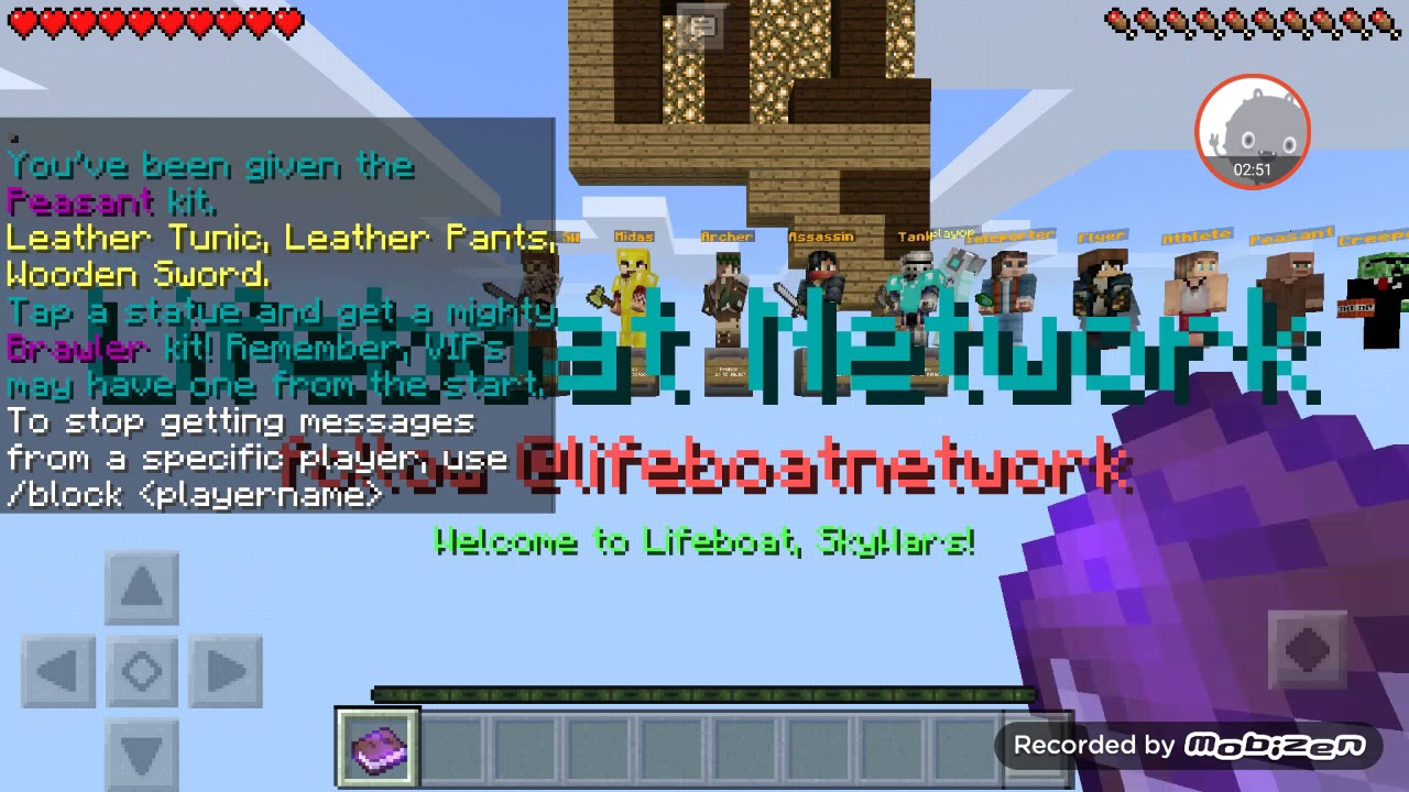 Jak wejść na bed warsy i sky wars na minecraft pe - YouTube