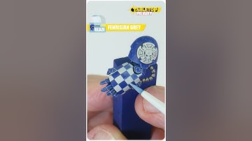 Learn How to Paint a Checkered Pattern design for your Warhammer miniatures #shorts