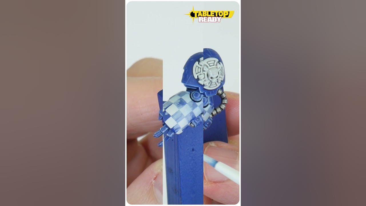 Learn How to Paint a Checkered Pattern design for your Warhammer