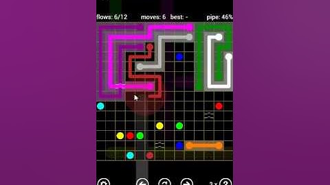 Flow Bridges - level 15 yellow pack 14 x 14