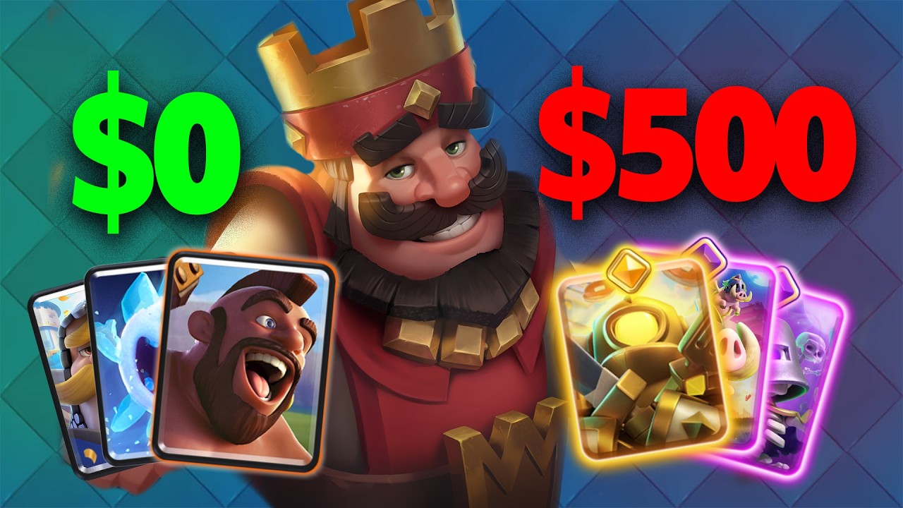 Clash Royal Math Problem Clash Royale's Biggest Problem Just Got Worse | $0 vs $500 - YouTube