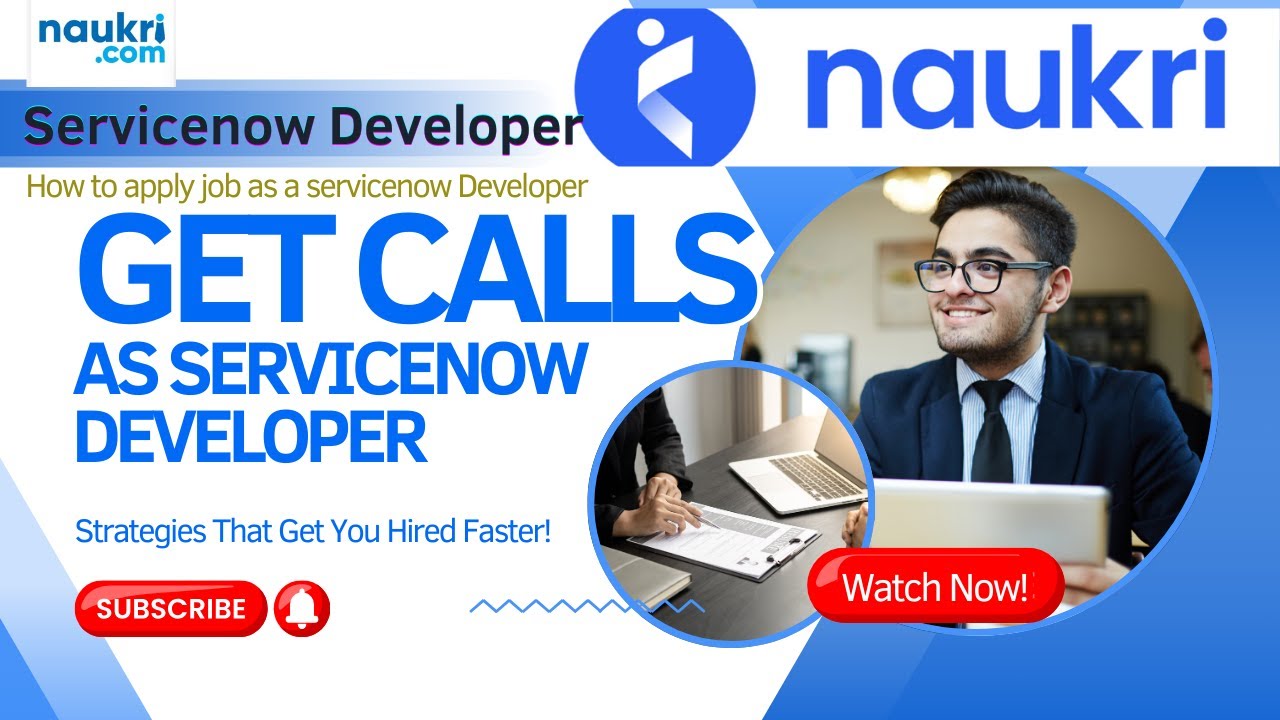 Complete Guide How to Create a Naukri Profile as a ServiceNow Developer ...
