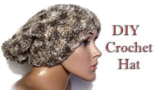 картинка: Как вязать шапку от начала до конца MK / DIY Crochet Hat