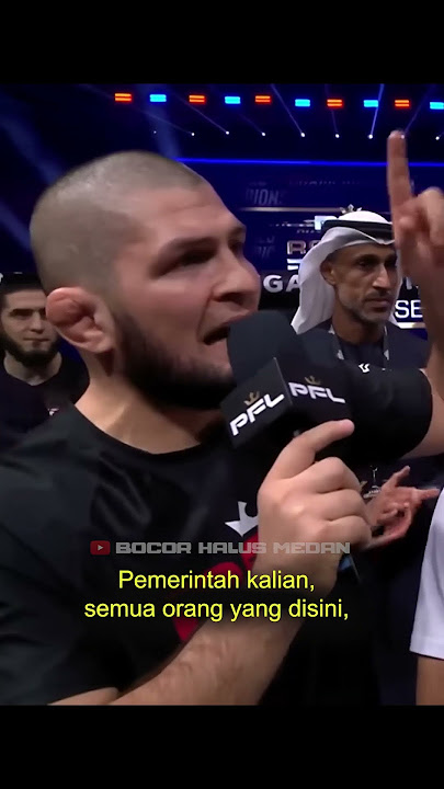Respect Irlandia ๐ฅ Khabib Nurmagomedov Memberi Pesan Kepada Seluruh Dunia. Keren cuy ๐