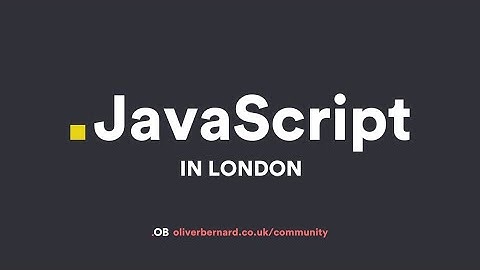 JavaScript in London - Building High Performance Financial Web Applications With JavaScript