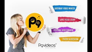 P9videos® - Photo Slideshow, Status & Video Maker Android App | Slideshow video with music screenshot 4