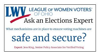 What mechanisms are in place to ensure that voting machines are safe and reliable?