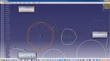 2.5|Sketch tools in Sketcher|Top Catia V5 tutorials/training videos