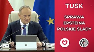 Donald Tusk: Polskie ślady w aferze Epsteina wymagają śledztwa