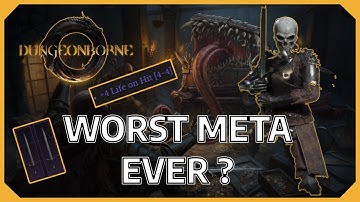 IS THIS THE WORST META EVER ? | DUNGEONBORNE EA